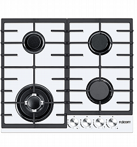 כיריים גז 4 להבות 60 ס”מ זכוכית לבנה FJ-GH950W כיריים גז 4 להבות 60 ס”מ זכוכית לבנה FJ-GH950W